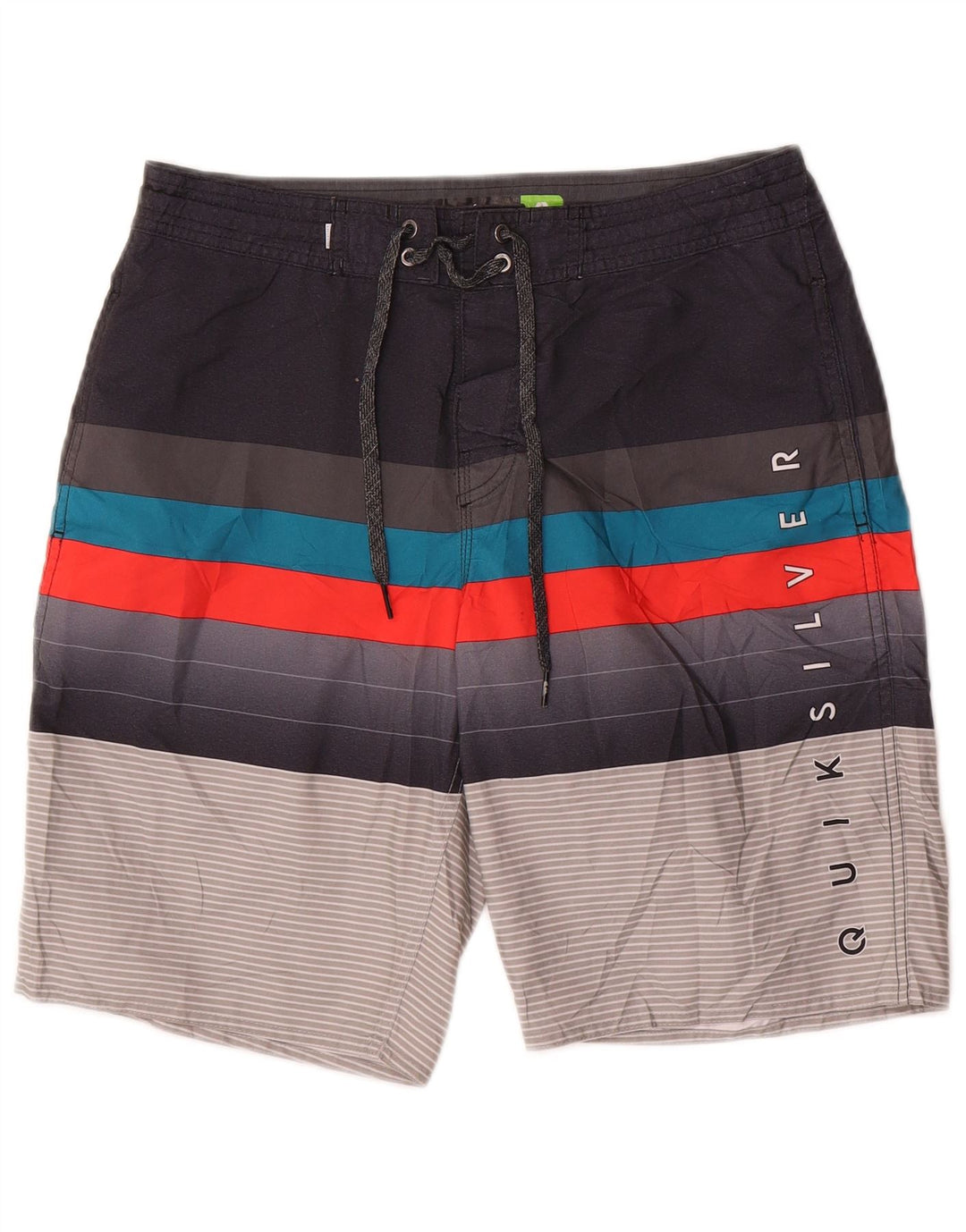 Quiksilver Herren-Badeshorts mit Grafik, mittelgroß, mehrfarbig gestreift