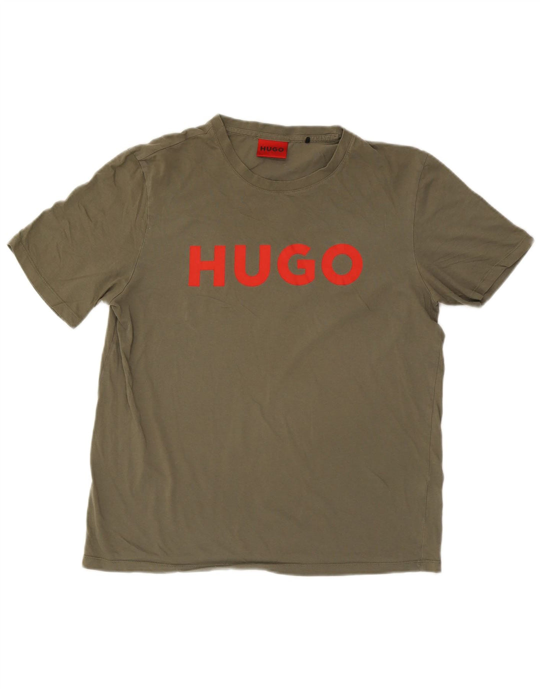 Hugo Boss Herren T-Shirt mit Grafik, Größe L, Khaki