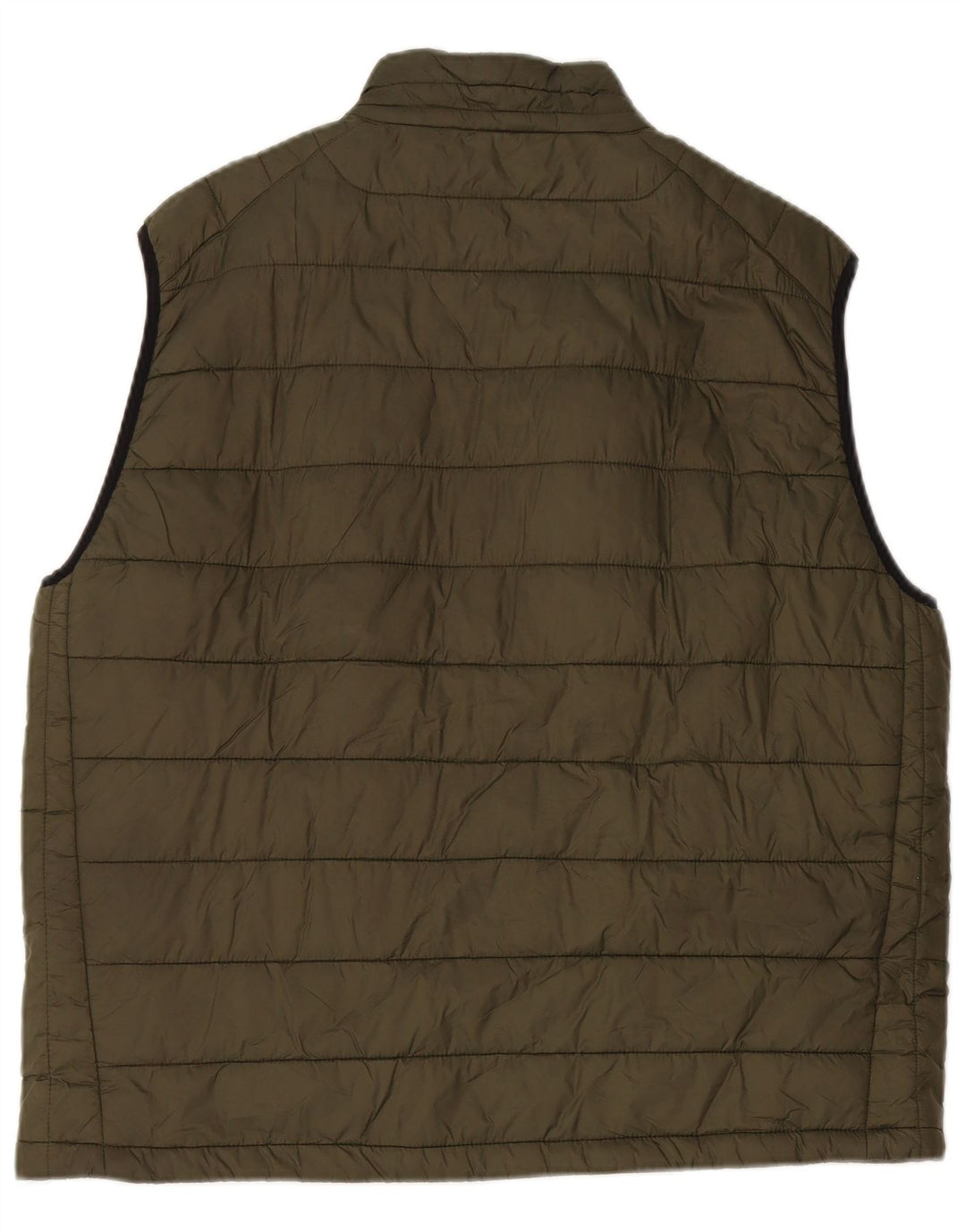 Zara Herren Wattierte Weste UK 44 2XL Khaki