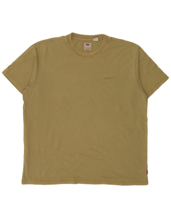 Levi's Herren Relaxed Fit T-Shirt Top Large Khaki