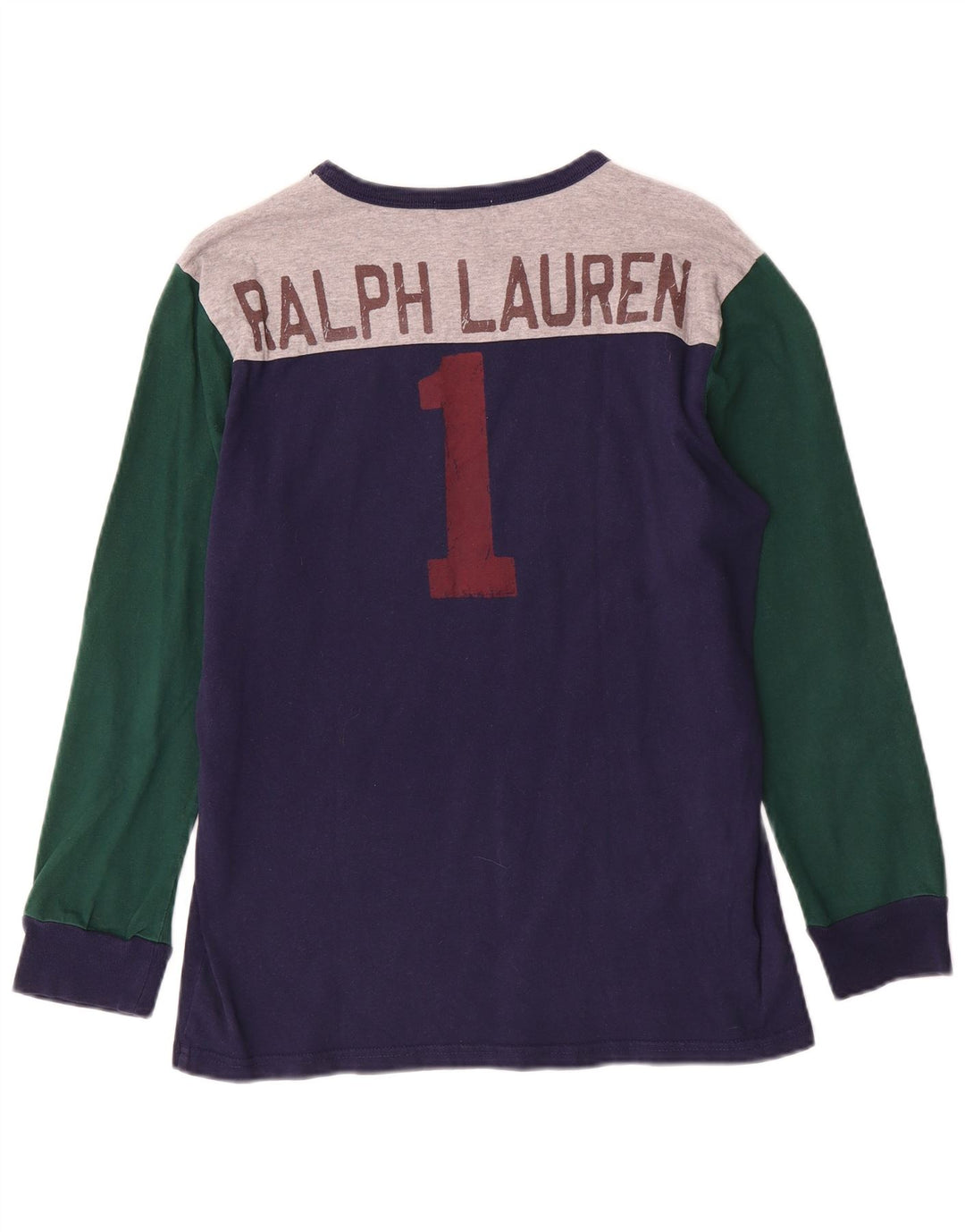 POLO RALPH LAUREN Langarmshirt mit Grafik für Jungen, 11–12 Jahre, Größe L, Blau