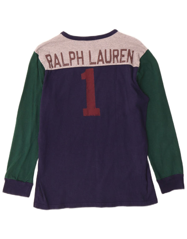 POLO RALPH LAUREN Langarmshirt mit Grafik für Jungen, 11–12 Jahre, Größe L, Blau