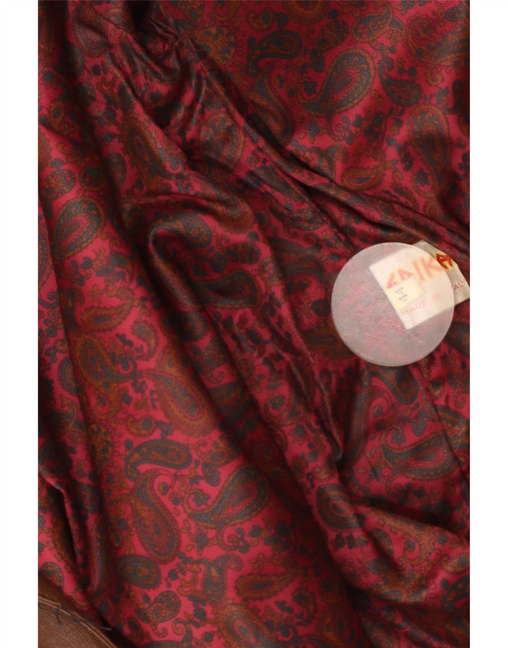 Erika Damen Militärlederjacke IT 44 Mittelbraun