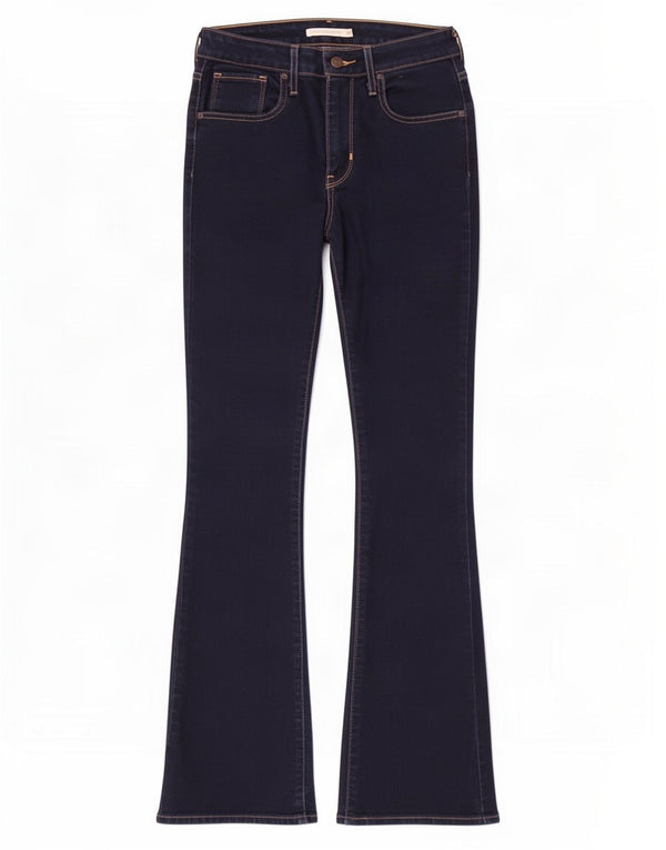 Levi's Damen 725 High Rise Bootcut Jeans W26 L31 Marineblau Baumwolle