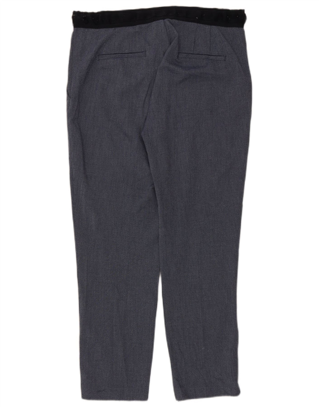 Marks & Spencer Damen Slim Anzughose XL W32 L28 Blau Polyester