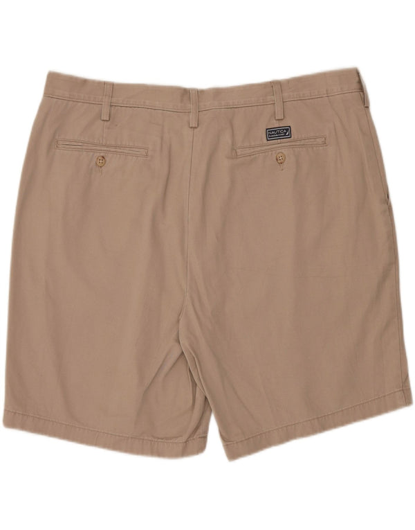 NAUTICA Herren Chino-Shorts W40 XL Beige Baumwolle