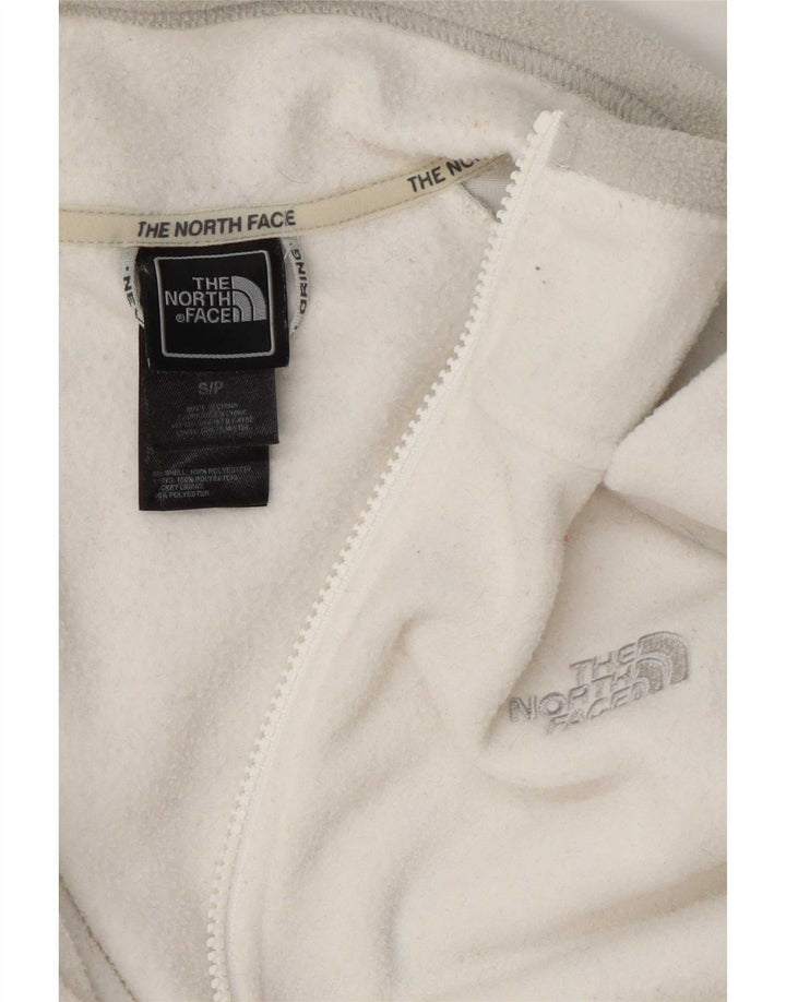 The North Face Damen Fleecejacke UK 10 Small Weiß Colourblock Polyester