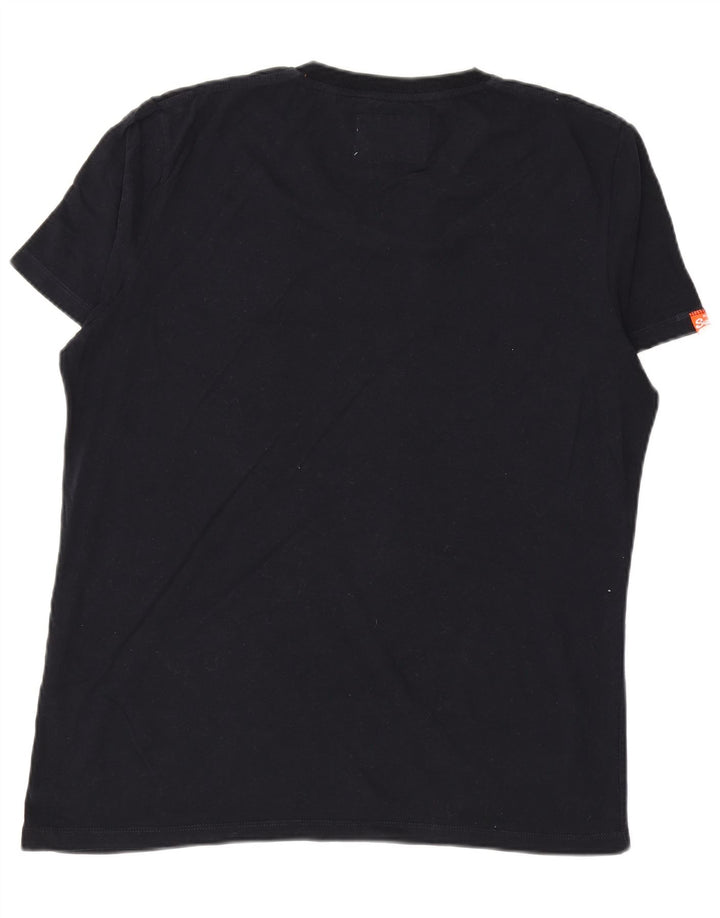 SUPERDRY Herren T-Shirt Top 2XL Schwarz