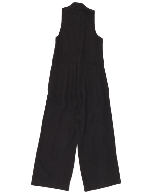 Nike Damen Ärmelloser Overall UK 6 XS Schwarz Baumwolle