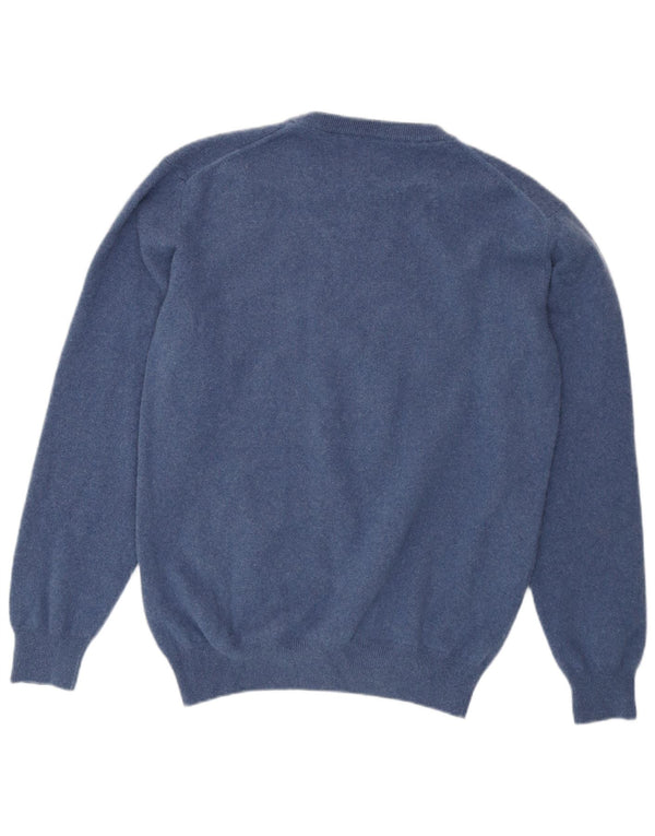 GANT Jungen-Pullover mit Rundhalsausschnitt, 15–16 Jahre, groß, marineblaue Lammwolle
