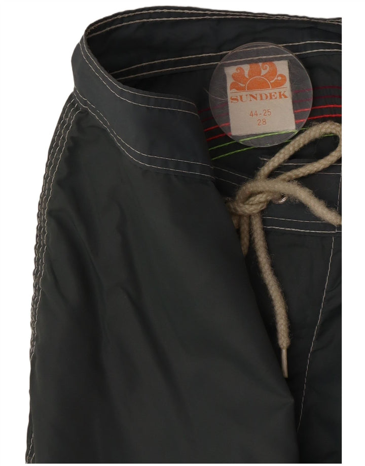 Sundek Herren-Badeshorts, Größe S, Grau