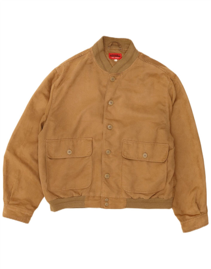 Vintage Herren Bomberjacke UK 42 XL Braun Polyester