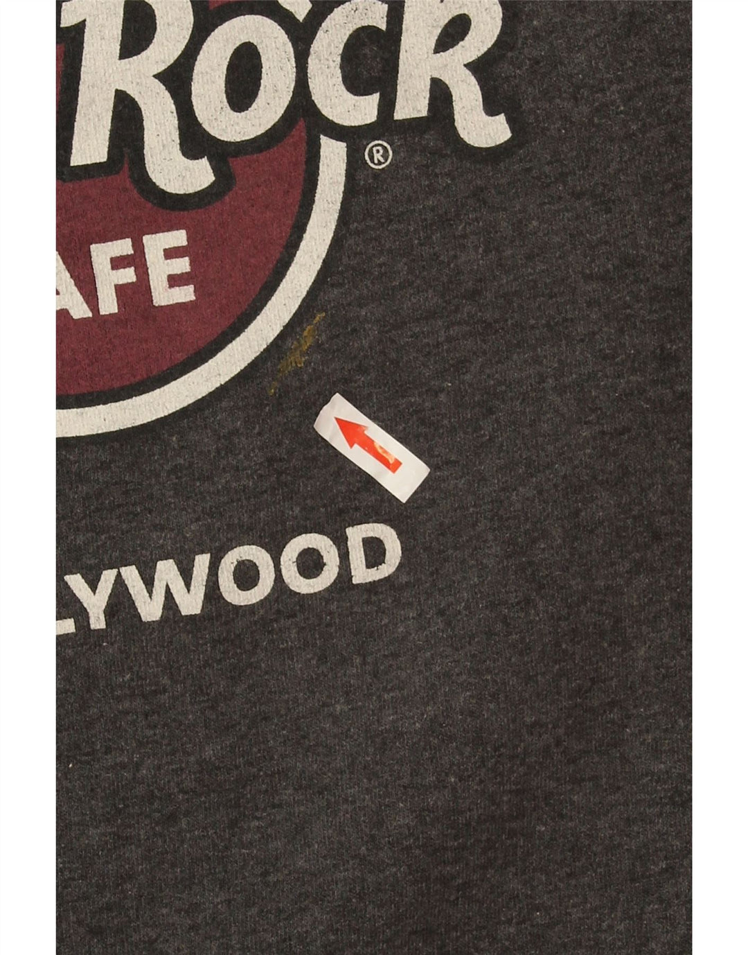 Hard Rock Cafe Herren-Sweatshirt mit Hollywood-Grafik, Mittelgrau meliert