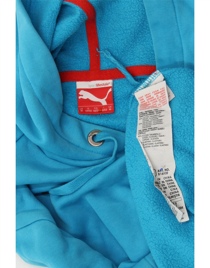 PUMA Herren Kapuzenpullover mittelblaue Baumwolle