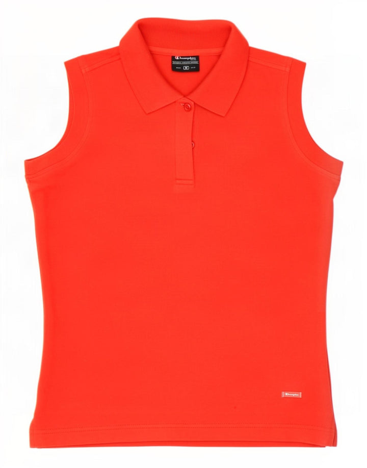 Champion Damen Poloshirt UK 12 Mittelrot