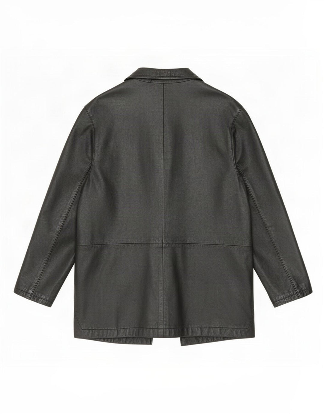 Privilegi Damen Lederjacke IT 46 Large Schwarz