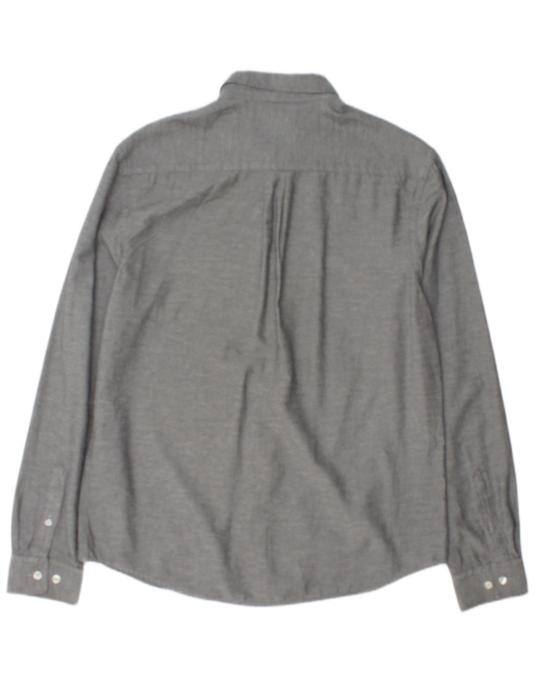 Penguin Herren-Slim-Fit-Hemd, groß, aus grauer Baumwolle