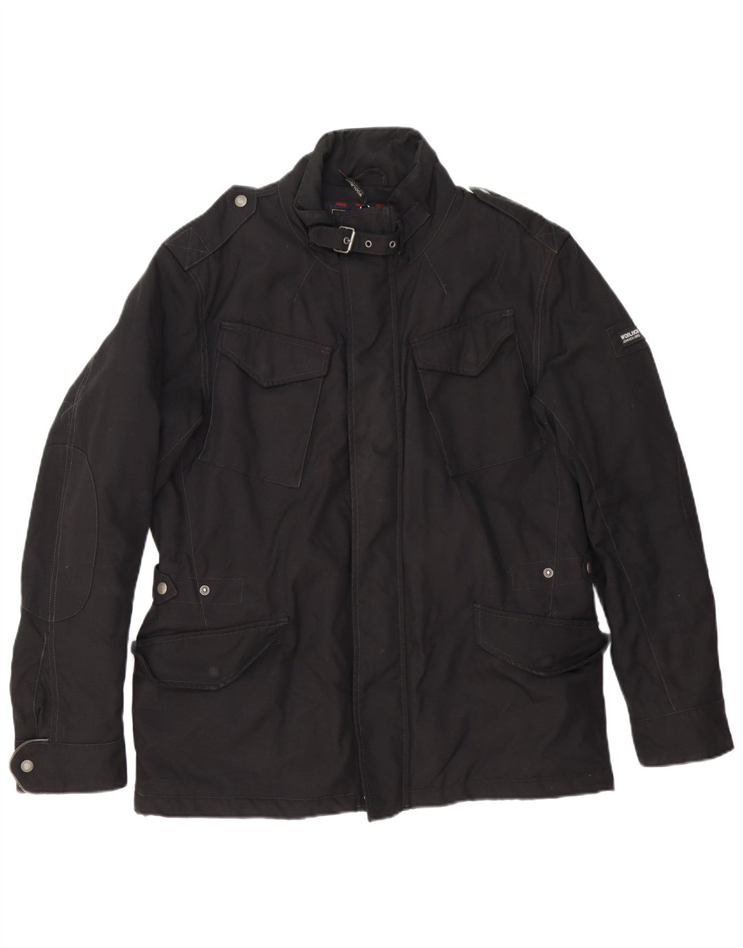 Woolrich Herren Militärjacke UK 40 Large Schwarz