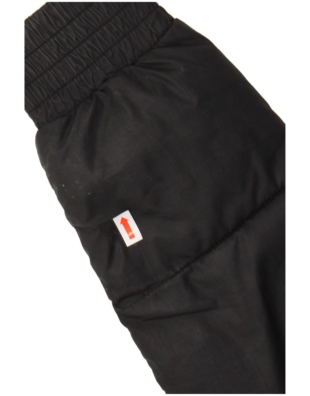 HOLLISTER Damen Übergroße wattierte Jacke UK 6 XS Schwarz Polyester