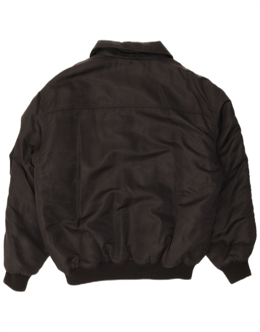 Polbot Herren gepolsterte Bomberjacke UK 42 XL Schwarz Polyamid
