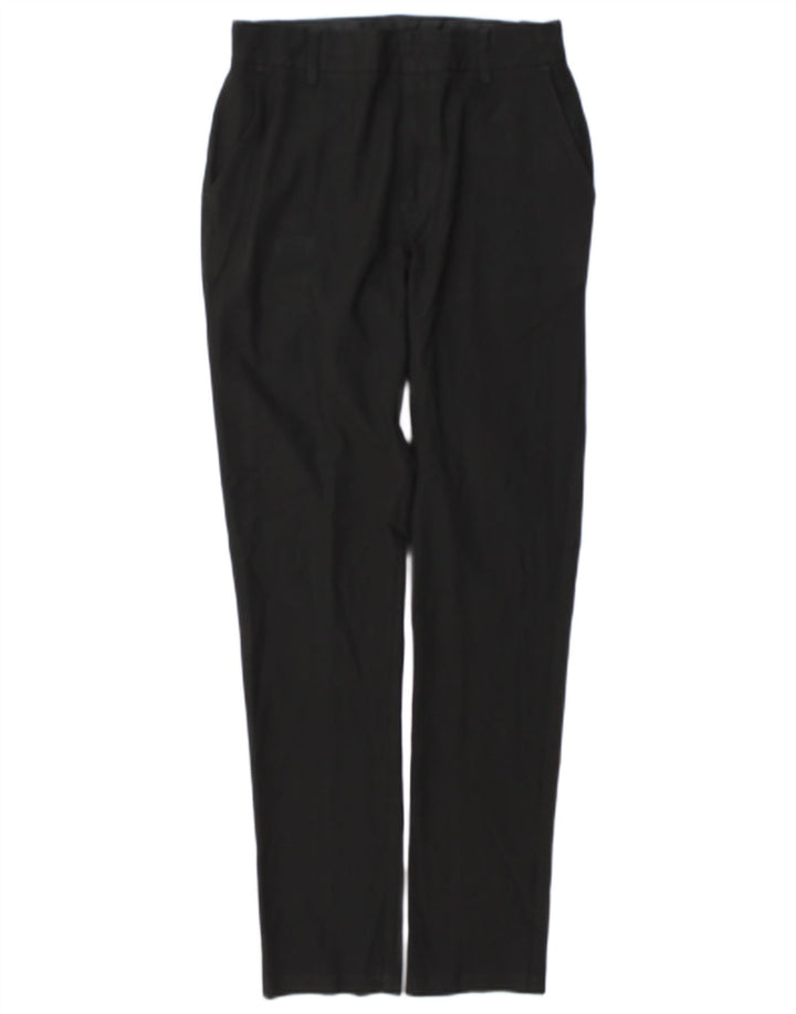 Marks & Spencer Slim-Anzughose für Jungen, 13–14 Jahre, W27 L29, schwarzes Polyester