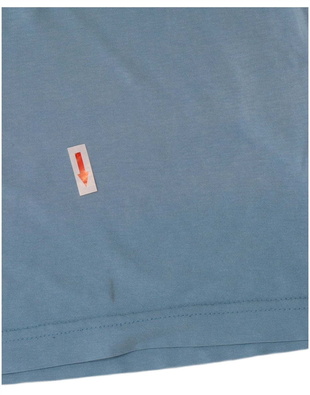 Kappa Herren Grafik-T-Shirt-Oberteil aus mittelblauer Baumwolle