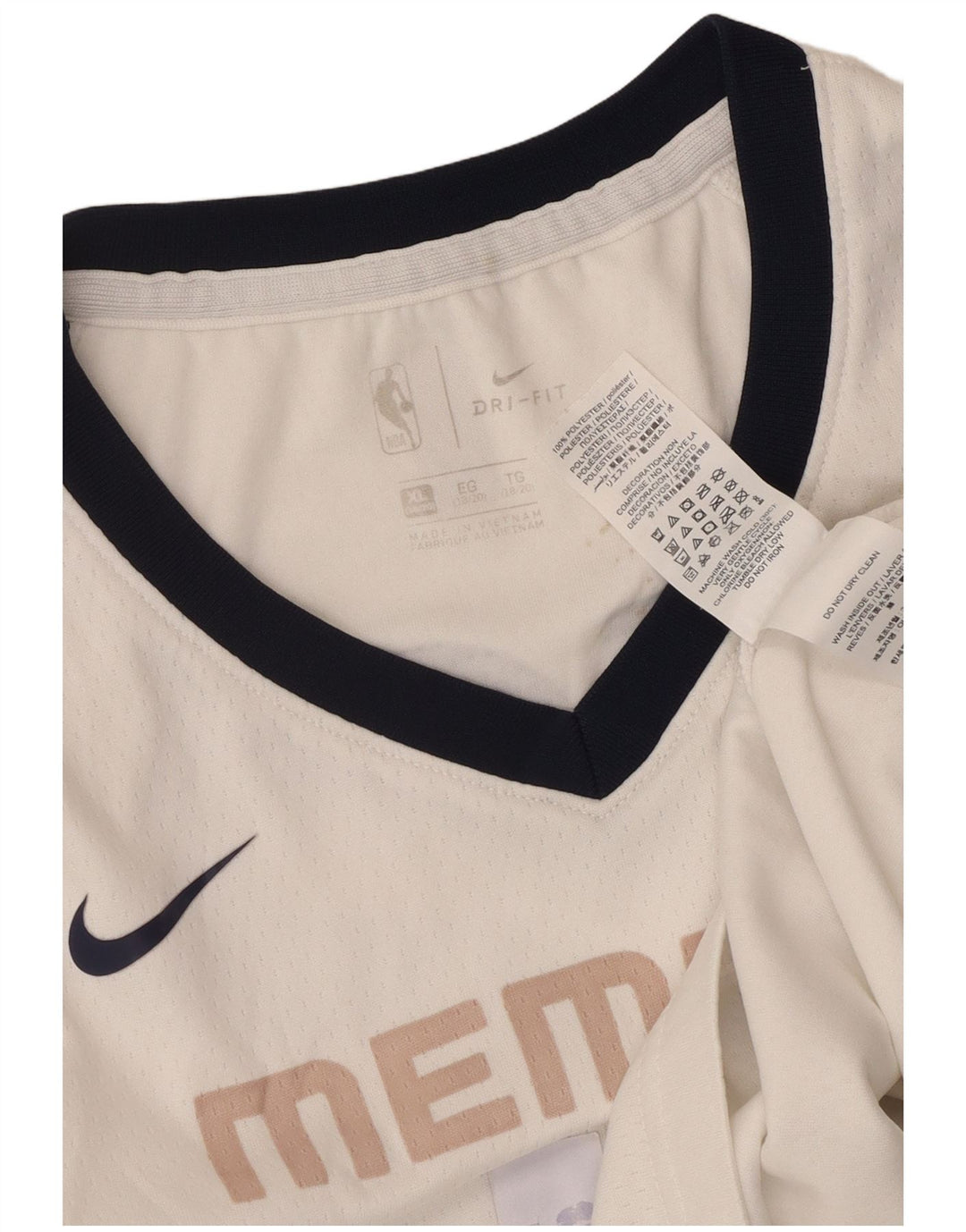 NIKE Memphis Graphic Tanktop für Jungen, 15–16 Jahre, XL, Weiß, Farbblock