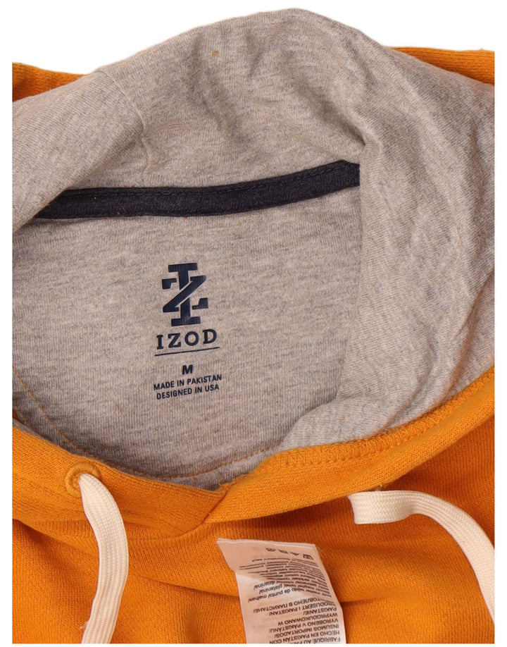 Izod Herren-Kapuzenpullover aus mitteloranger Baumwolle