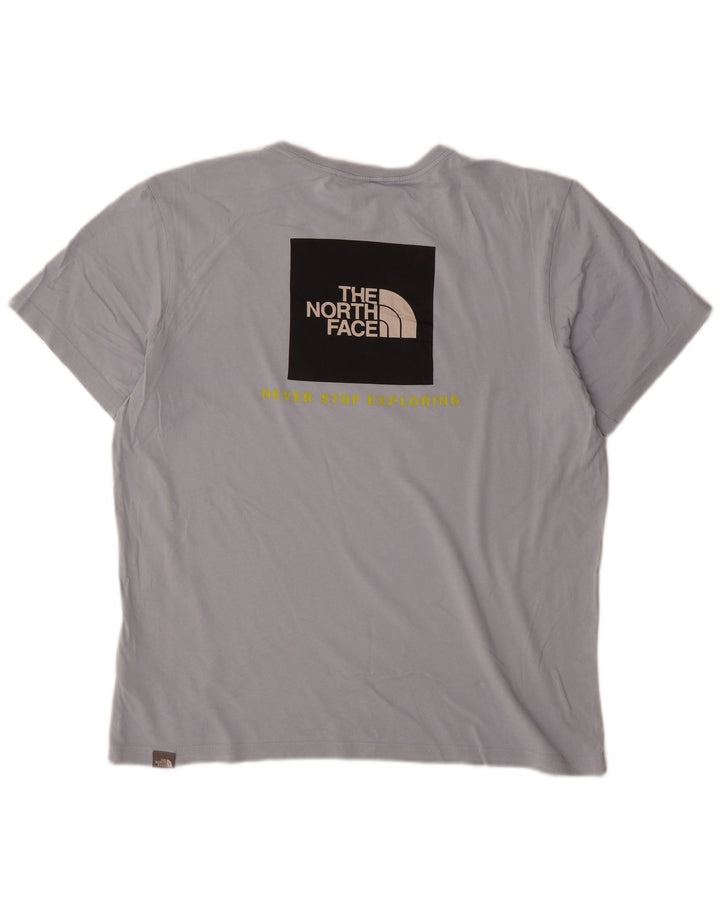 The North Face Herren-T-Shirt mit Grafik, Größe L, Grau, Baumwolle