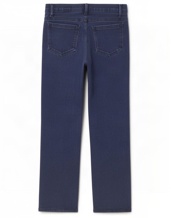 Marks & Spencer Damen-Cropped-Jeans UK 8 Small W26 L24 Blaue Baumwolle
