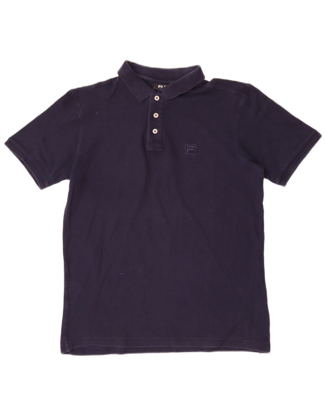 Fila Herren-Poloshirt aus mittlerer marineblauer Baumwolle