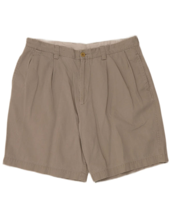 NAUTICA Herren-Chinoshorts mit klassischer Passform, W36, Größe L, Grau, Baumwolle