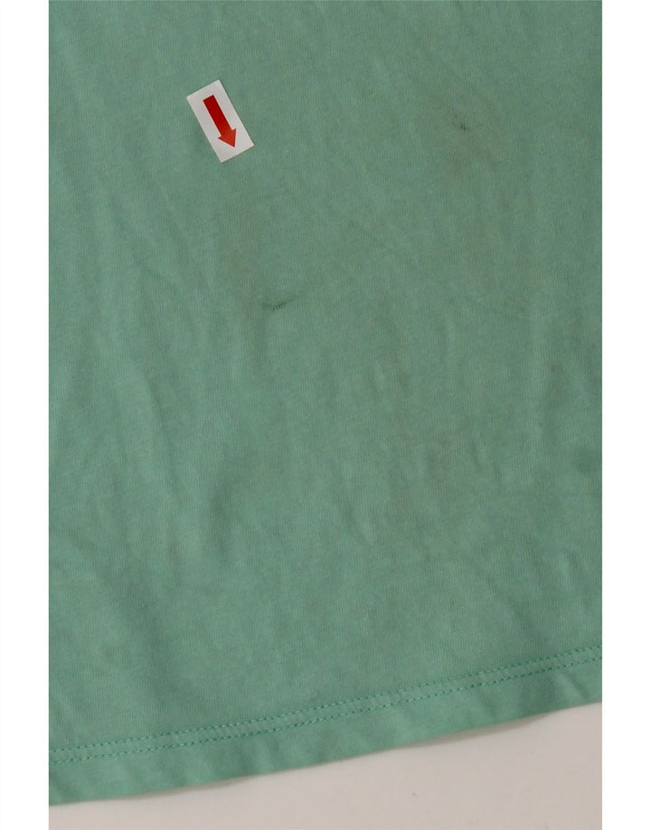 LEVI'S Womens Graphic T-Shirt Top UK 12 Medium Green