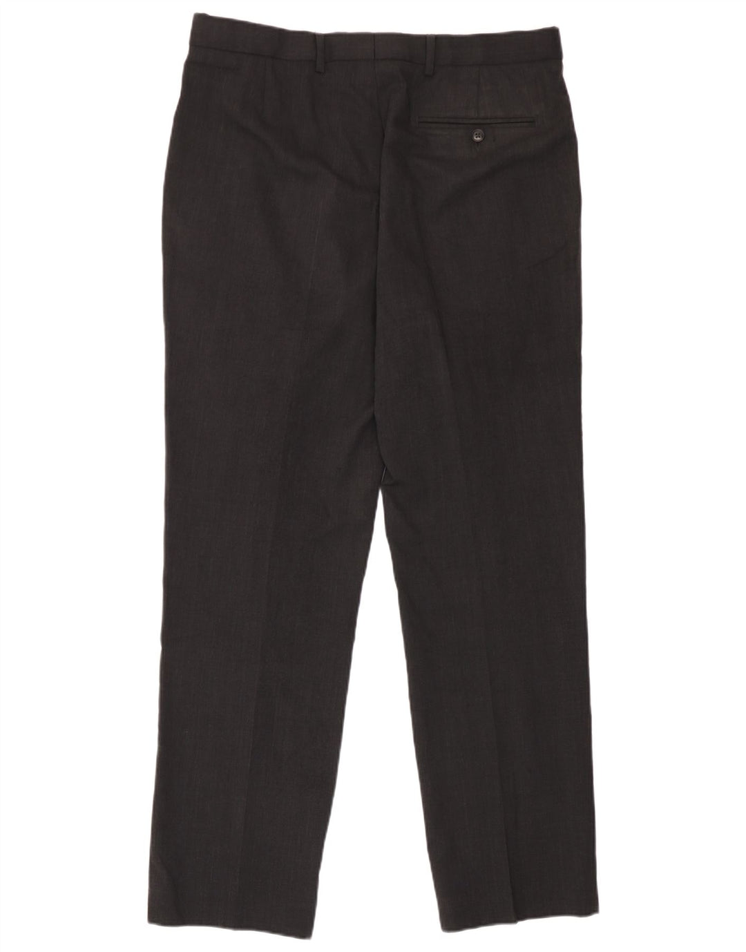 Marks & Spencer Herren-Anzughose in normaler Passform, W34, L31, graue Wolle