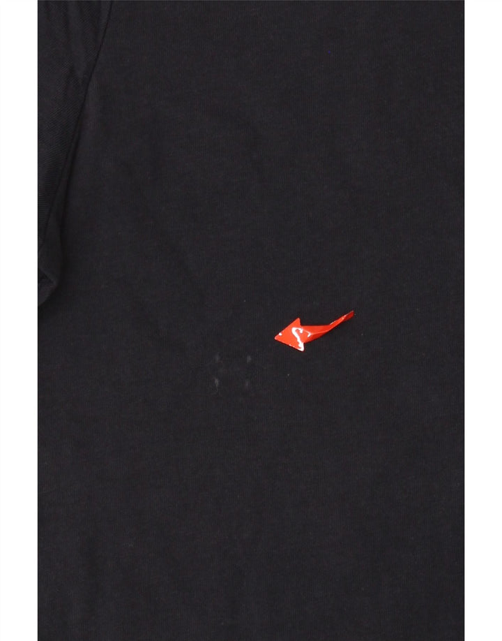 TOMMY HILFIGER Damen T-Shirt Top UK 2 2XS Marineblau Baumwolle