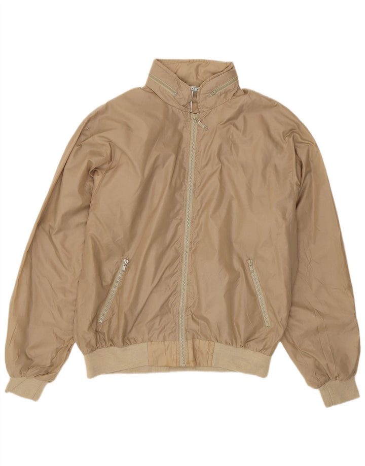 Izod Herren Bomberjacke UK 40 Large Beige Nylon