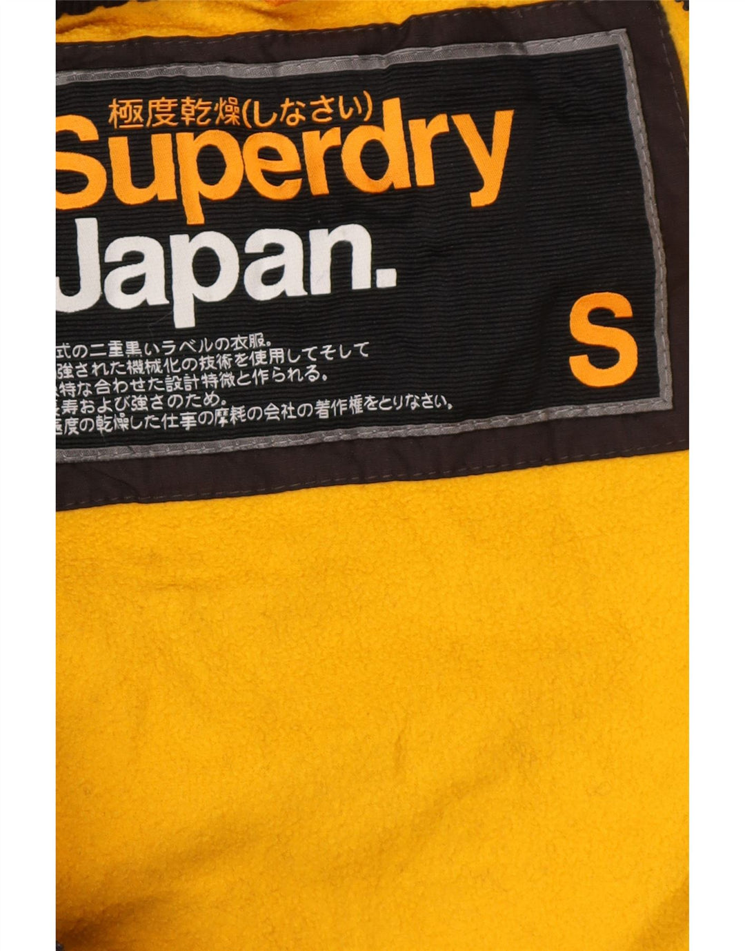 Superdry Herren Windcheater Graphic Windjacke UK 36 Small Schwarz