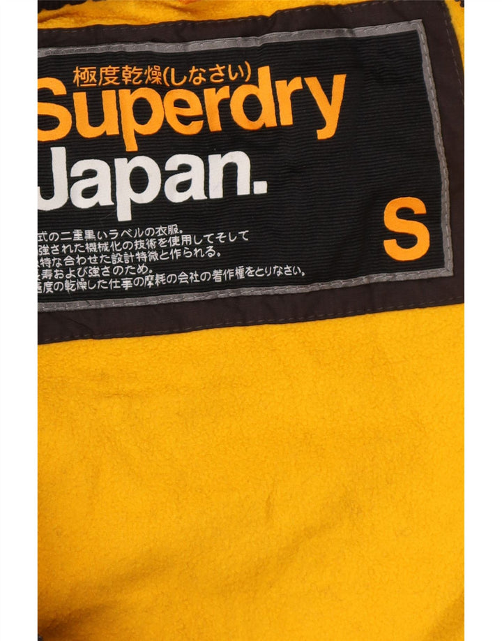 Superdry Herren Windcheater Graphic Windjacke UK 36 Small Schwarz