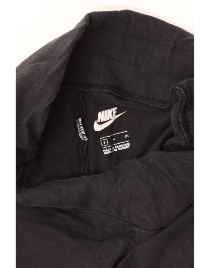 Nike Damen Graphic Crop Leggings UK 8 Small Schwarz