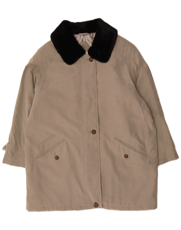 ST. BERNARD Damenmantel UK 20 2XL Graues Colourblock-Polyester