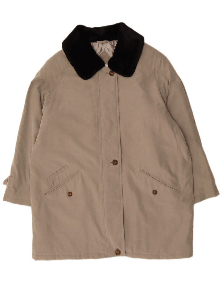 ST. BERNARD Damenmantel UK 20 2XL Graues Colourblock-Polyester