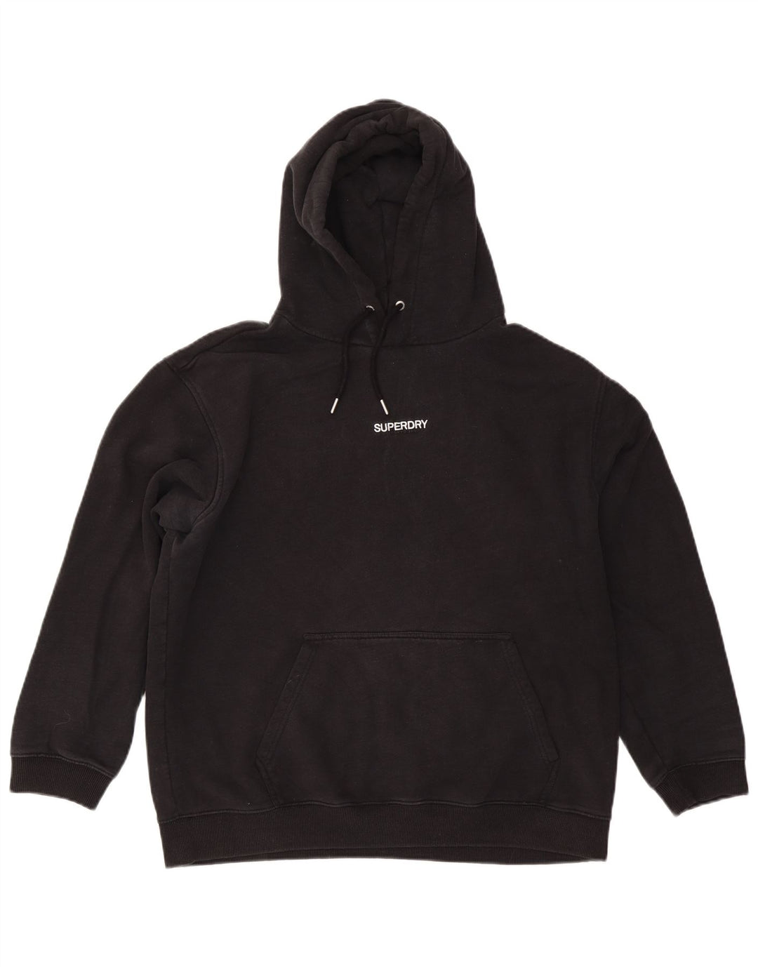 Superdry Herren Kapuzenpullover XL aus schwarzer Baumwolle