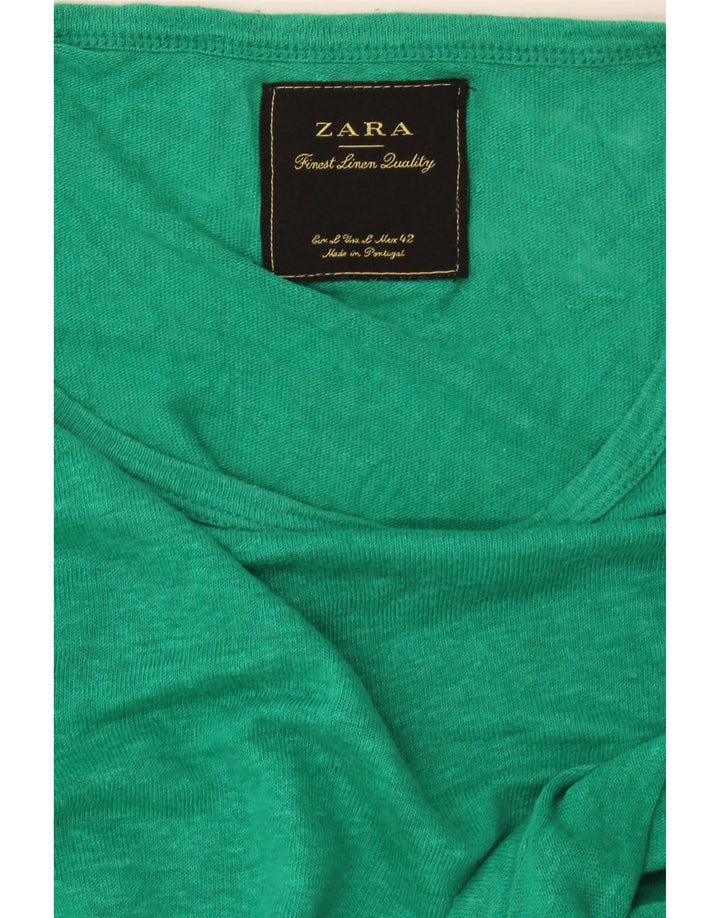 Zara Herren T-Shirt Top Small Grün