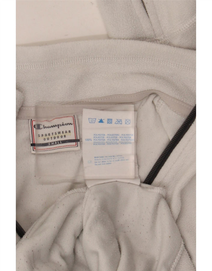 Champion Damen-Fleecejacke mit Grafik, UK 10, Größe S, Weiß, Polyester