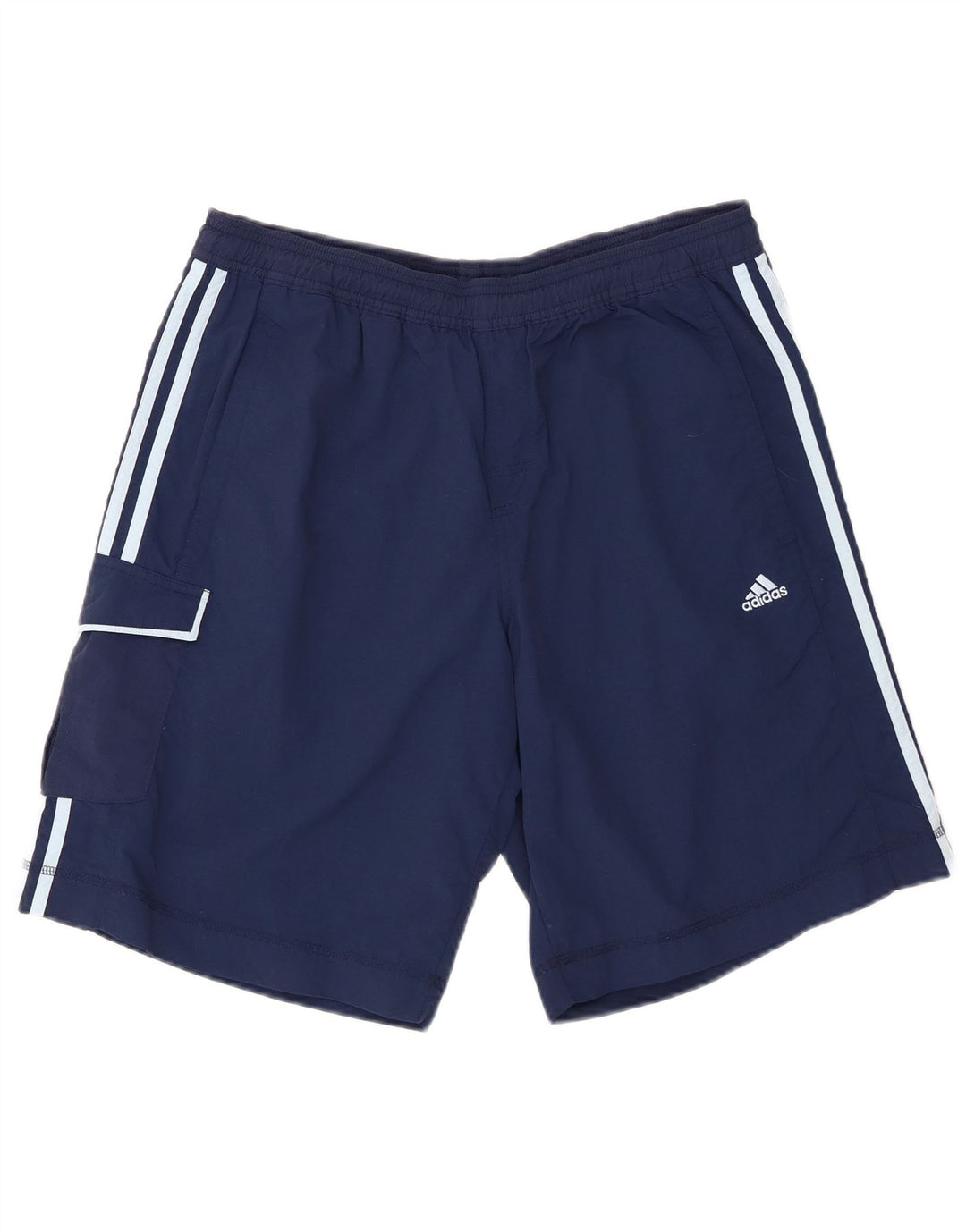 Adidas Herren Cargo Sport Shorts Großes marineblaues Nylon