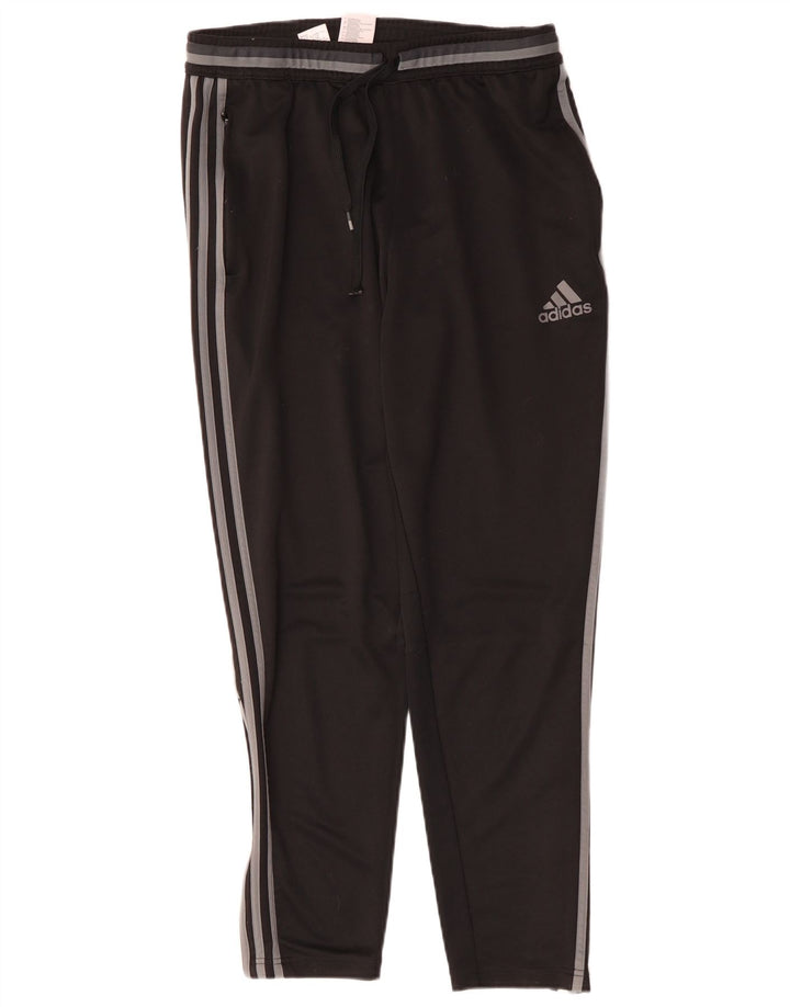 Adidas Herren Climalite Trainingshose, groß, aus schwarzem Polyester