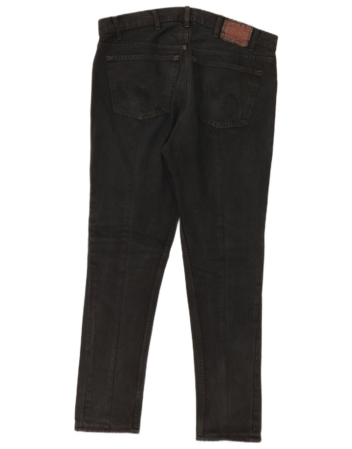 Levi's Damen Distressed Slim Jeans W38 L30 Schwarz