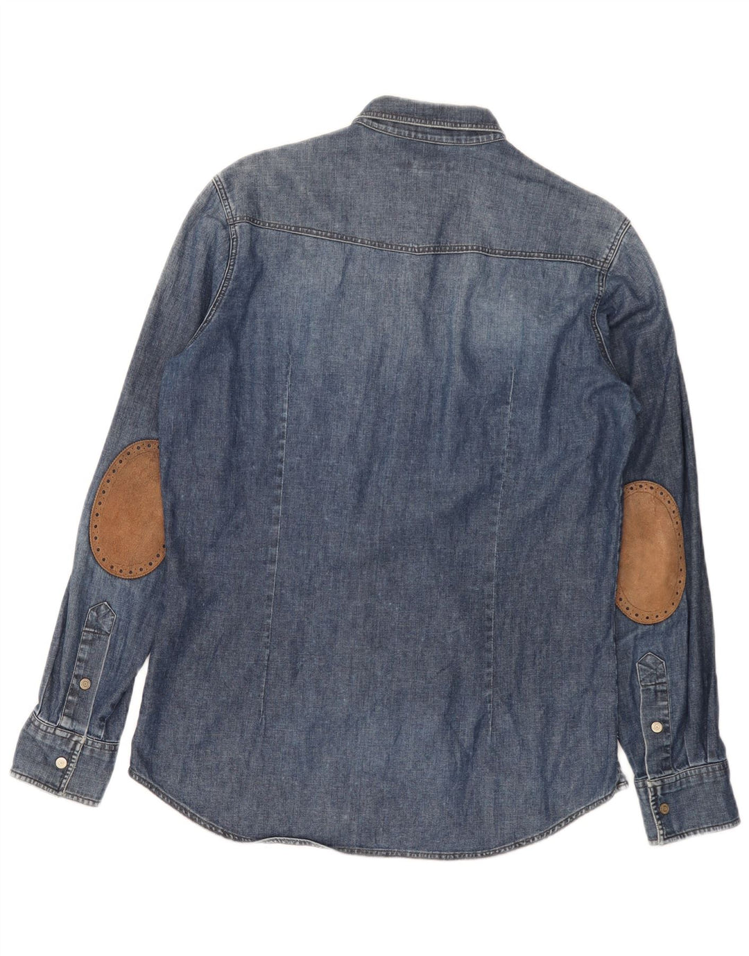 SIVIGLIA Herren-Jeanshemd, klein, blaue Baumwolle