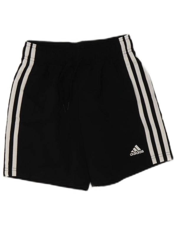 Adidas Jungen Aeroready Sportshorts 7–8 Jahre, schwarzes Polyester