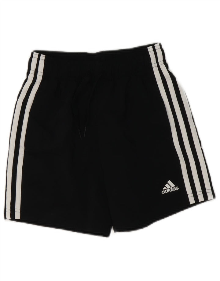 Adidas Jungen Aeroready Sportshorts 7–8 Jahre, schwarzes Polyester